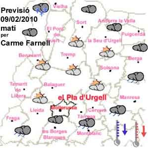Previsi� Temps 09022010m