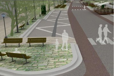 Imatge projecte d'urbanitzaci� de la Riera