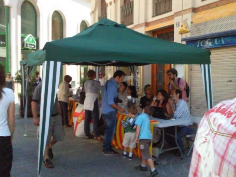 Mesa electoral al Cap de la Vila