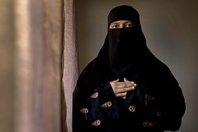 A Perth la musulmana coneguda com Tasnim volia portar un nicab quan aparegu� com a testimoni davant del tribunal. Foto: Ross Swanborough