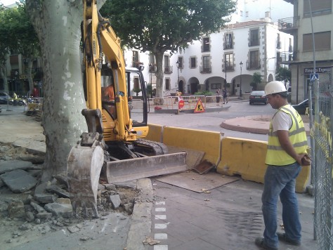 Obres Riera d'Arenys de Mar