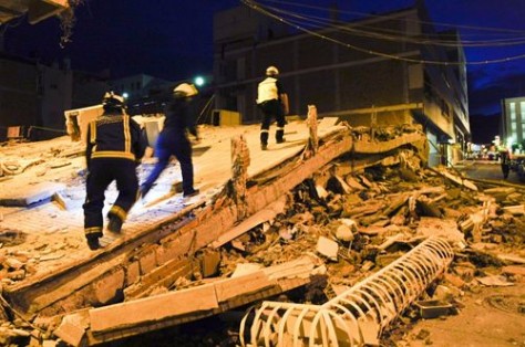 Efectes del sisme a Llorca
