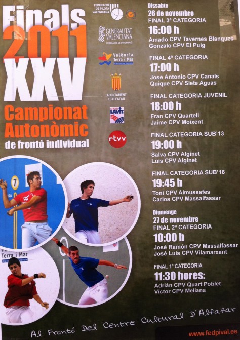 XXV� Campionat de Front� Individual