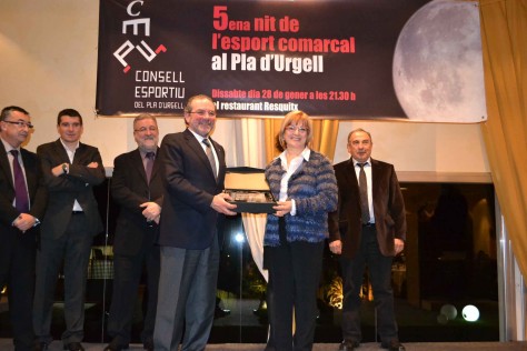 Lliurament de guardons a la V Nit de l'Esport del Pla d'Urgell