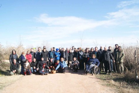 Grup de geoPelegrins a l'Estany d'Ivas i Vila-sana