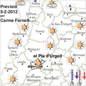 Previsi� Temps 05022012