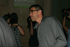 El suposat agredit entrant als jutjats.