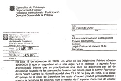 Informe de la policia. Informe de la policia.