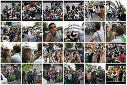 Fotografies de les revoltes a Flickr.