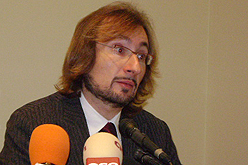Daniel Condeminas, deg� del Col�legi Professional de l'Audiovisual.