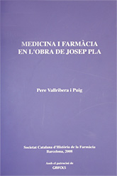 'Medicina i farm�cia en l�obra de Josep Pla'