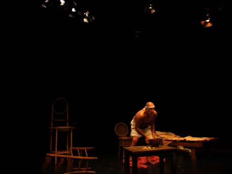 L'actor Fermí Reixach encarna Poprixin, a 'Diari d'un boig'. FOTO: Rosanas, Elisenda.