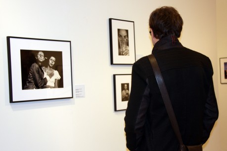 Moment de la inauguració de l'exposició. FOTO: Amengual, Margalida.