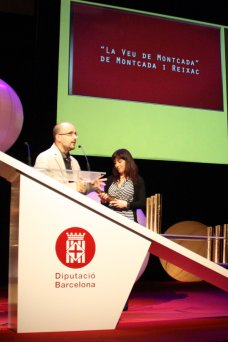 La veu de Montcada ha rebut el premi Arrel al millor butlletí municipal. FOTO: Cazorla, Bertran.