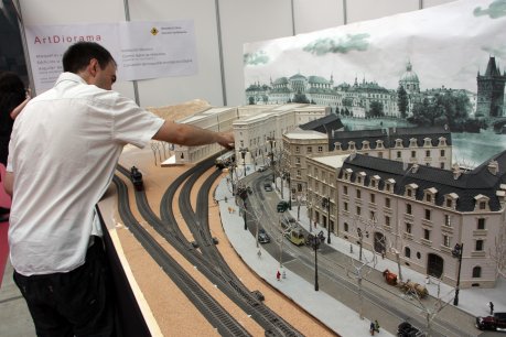 Una de les maquetes exposades a la fira. FOTO: Lozano, Xavier.