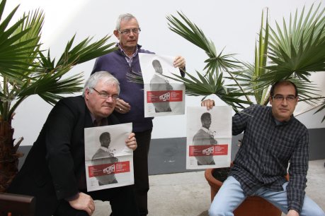 Valentí Oliveras, Josep Maria Carrillo i Jesús Fernández, responsables de Clam, han presentat el Festival aquest dijous. FOTO: Rosanas, Elisenda.