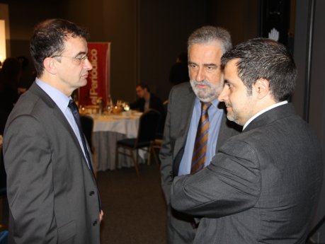 El candidat d'ERC-Rcat-Catalunya Sí, Alfred Bosch, ha participat aquest dilluns en un col·loqui organitzat pel Periódico de Catalunya FOTO: Moldes, Aleix.