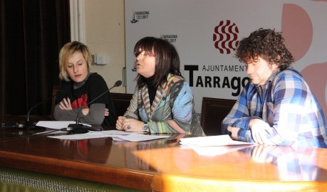 La roda de presentació de l'espectacle inaugural de la capitalitat de Tarragona aquest 2012. FOTO: Cervelló, Marc.