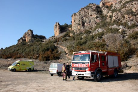 Els bombers han controlat l'incendi en poques hores. FOTO: Cortés, Laura.