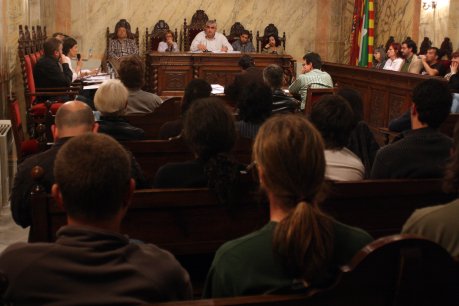 Ple municipal de Berga FOTO: Gendrau, Pere / Arxiu ACN.
