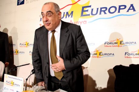 Joaquim Nadal, al Fórum Europa-Tribuna Catalunya. FOTO: Garrido, Rafa.