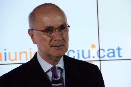 Josep Antoni Duran i Lleida, a la seu d'Unió. FOTO: Garrido, Rafa.