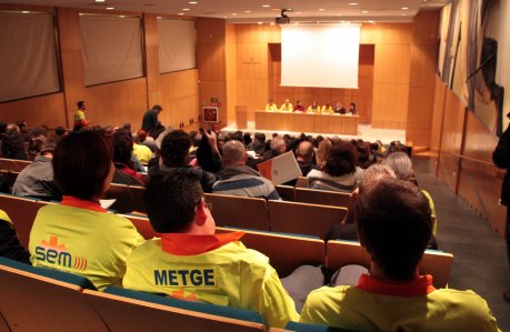La cinquena Jornada SEM Update s'ha celebrat a Vic aquest divendres i hi han participat 300 professionals de la salut. FOTO: Busquets, Laura.