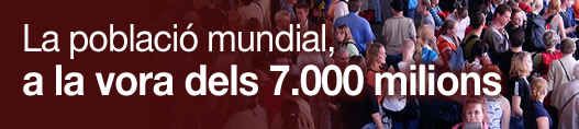 La poblaci mundial, a la vora dels 7.000 milions 