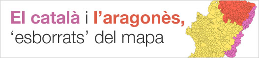 El catal i l'aragons, 'esborrats' del mapa
