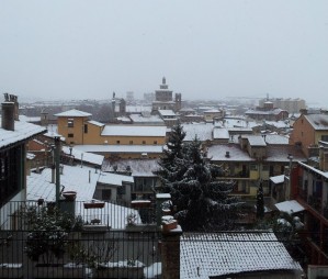 La neu arriba a Osona