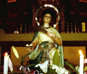 Avui Santa �gueda, i comen�a la festa de les Disfresses a Mequinensa. 