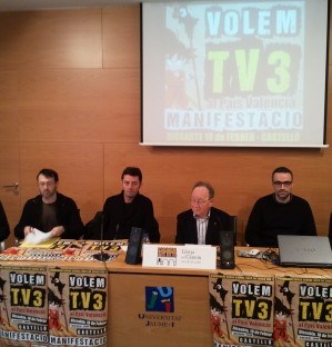Presentada la manifestaci� en favor de TV3 del dia 18