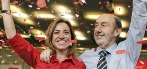 Un PSOE dividit elegeix avui Chacón o Rubalcaba
