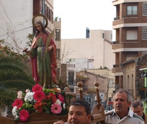 La romeria de Santa �gueda es celebra amb mal temps