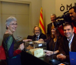 Muriel Casals pren el relleu de Jordi Porta a �mnium