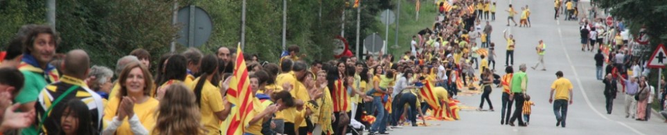 La Via Catalana fa un crit multitudinari d'independncia al mn