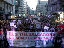 Treballadors de RTVV, sindicats i oposici convoquen una manifestaci
