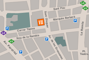 Mapa de localitzaci� de la seu de VilaWeb